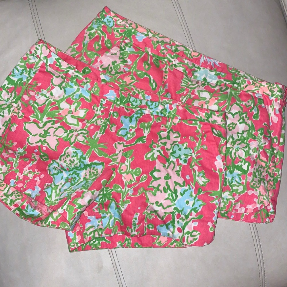 Lily Pulitzer holy grail shorts in southern charm